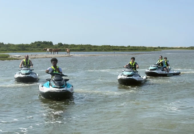 Ocean City MD bay jet ski tour