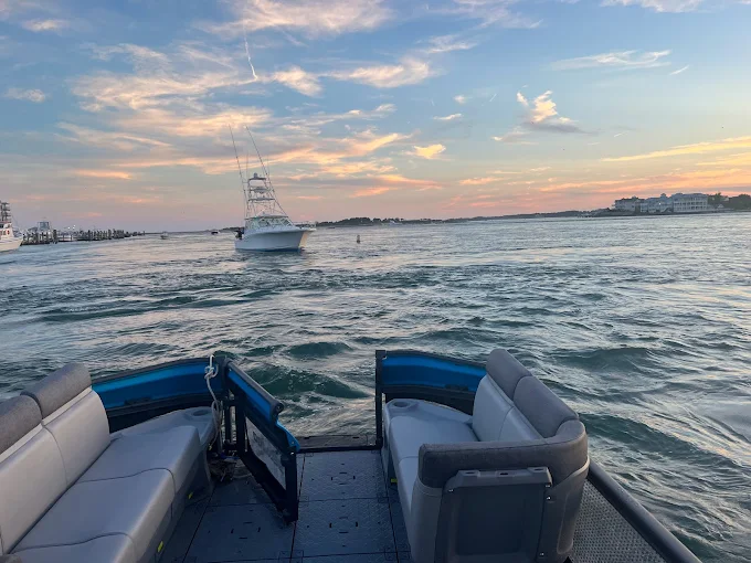 Pontoon sunset cruise Ocean City MD