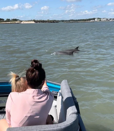 Pontoon boat guests Ocean City MD