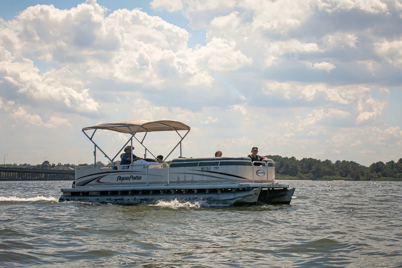 Bay views from pontoon