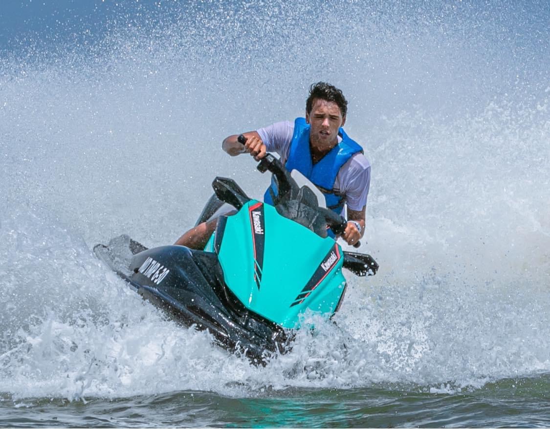 Riders enjoying jet ski rental at OCA Watersports